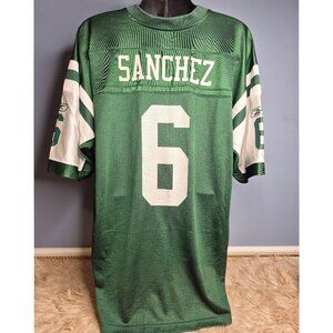 AUTHENTIC REEBOK NY JETS CLASSIC SANCHEZ #6 JERSEY -XL